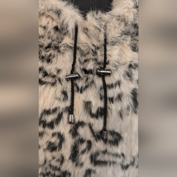 NWT Beautiful Fur Adrienne Landau Leopard Hoodie - Picture 16 of 16